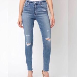 Agolde Distressed Sophie Skinny Jeans